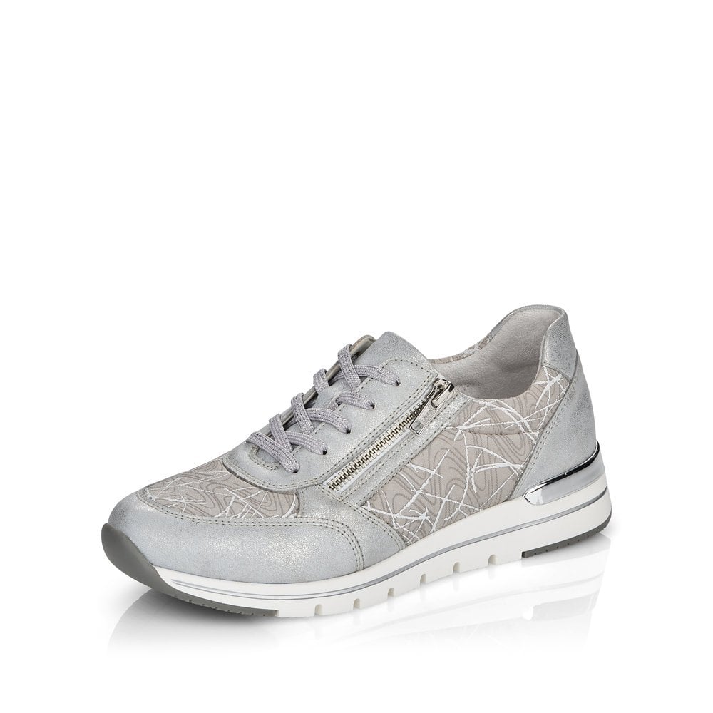 Women\'s Rieker Remonte R6700-40 Sneakers Grey | USA-187704