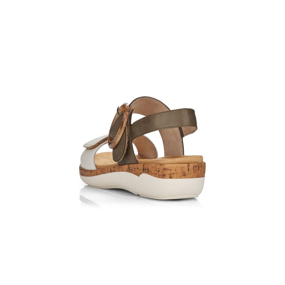 Women's Rieker Remonte R6853-54 Wedge Sandals Green | USA-935572