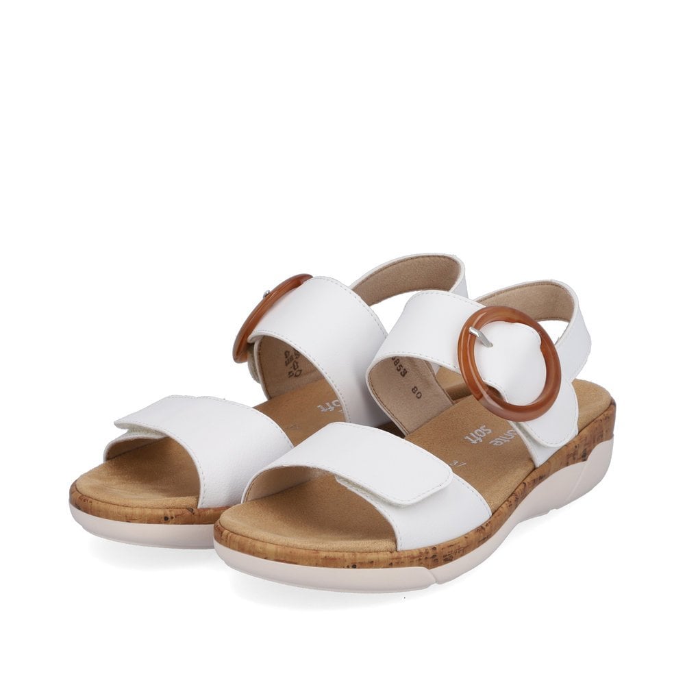 Women's Rieker Remonte R6853-90 Wedge Sandals Metal | USA-285688