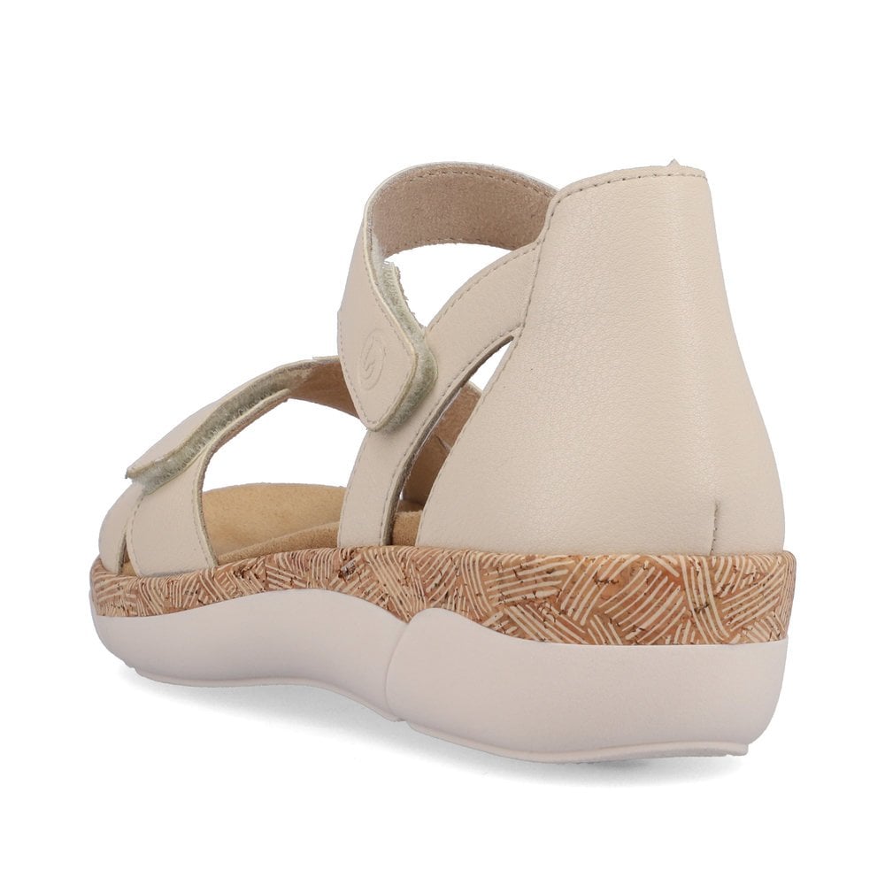 Women's Rieker Remonte R6859-60 Wedge Sandals Beige | USA-213723