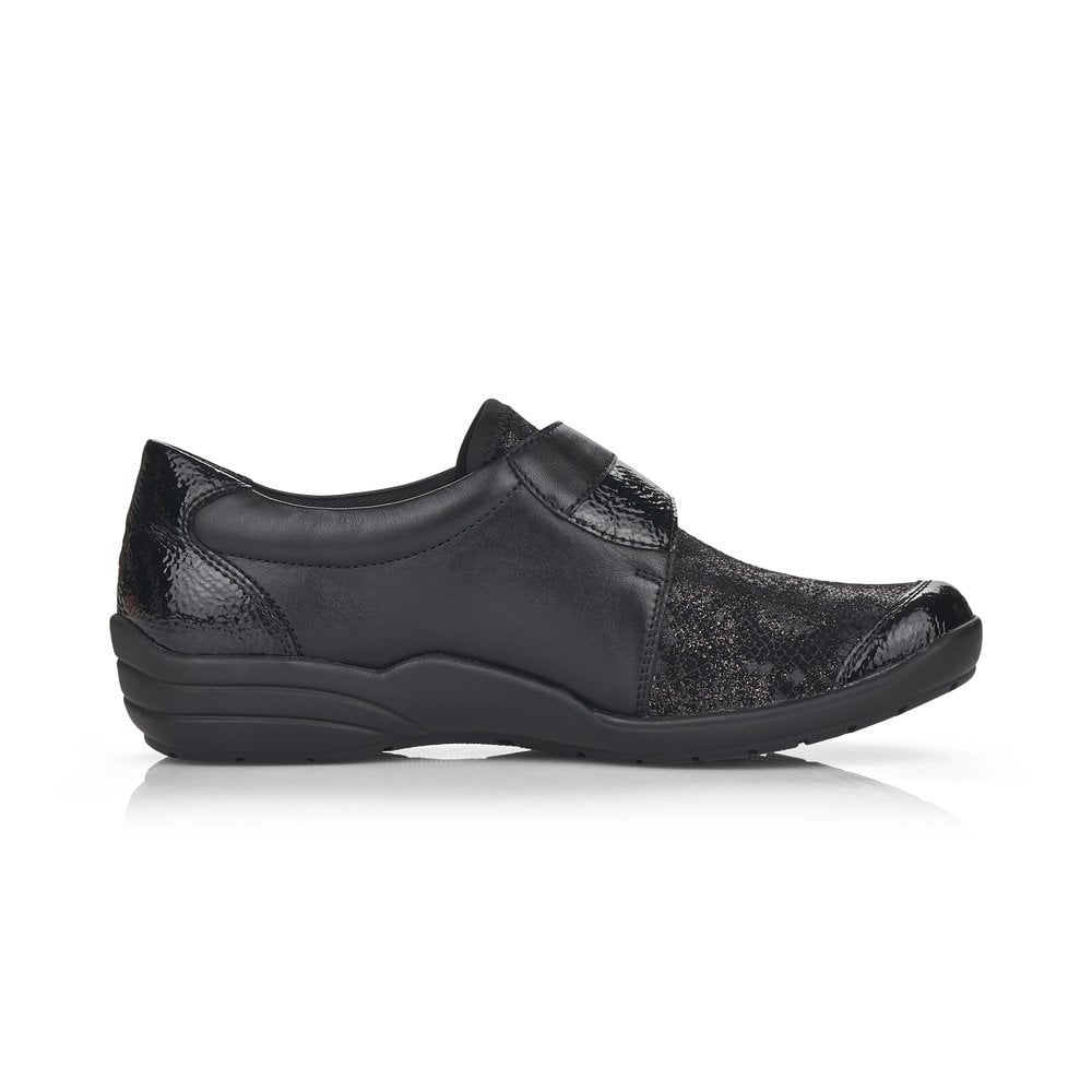 Women's Rieker Remonte R7600-02 Sneakers Black | USA-124392