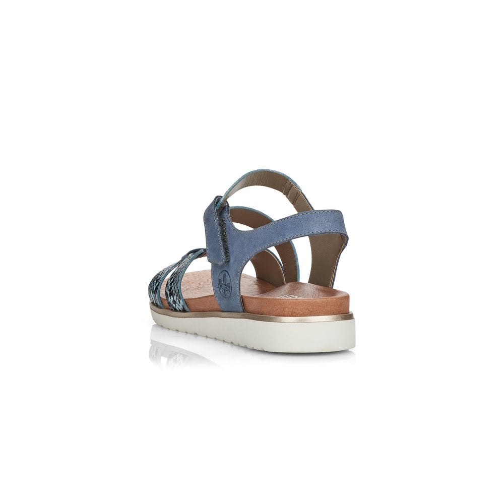 Women's Rieker V5069-12 Walking Sandals Blue | USA-494398