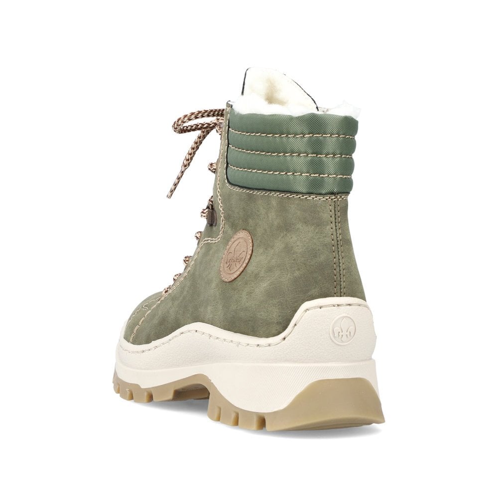 Women's Rieker X9334-54 Winter Boots Green | USA-708570