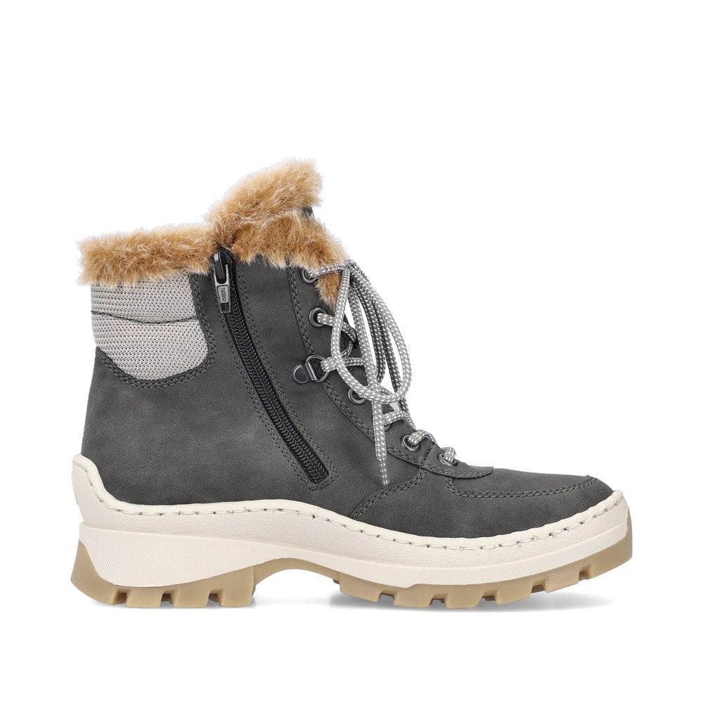 Women's Rieker X9335-45 Winter Boots Grey | USA-484434