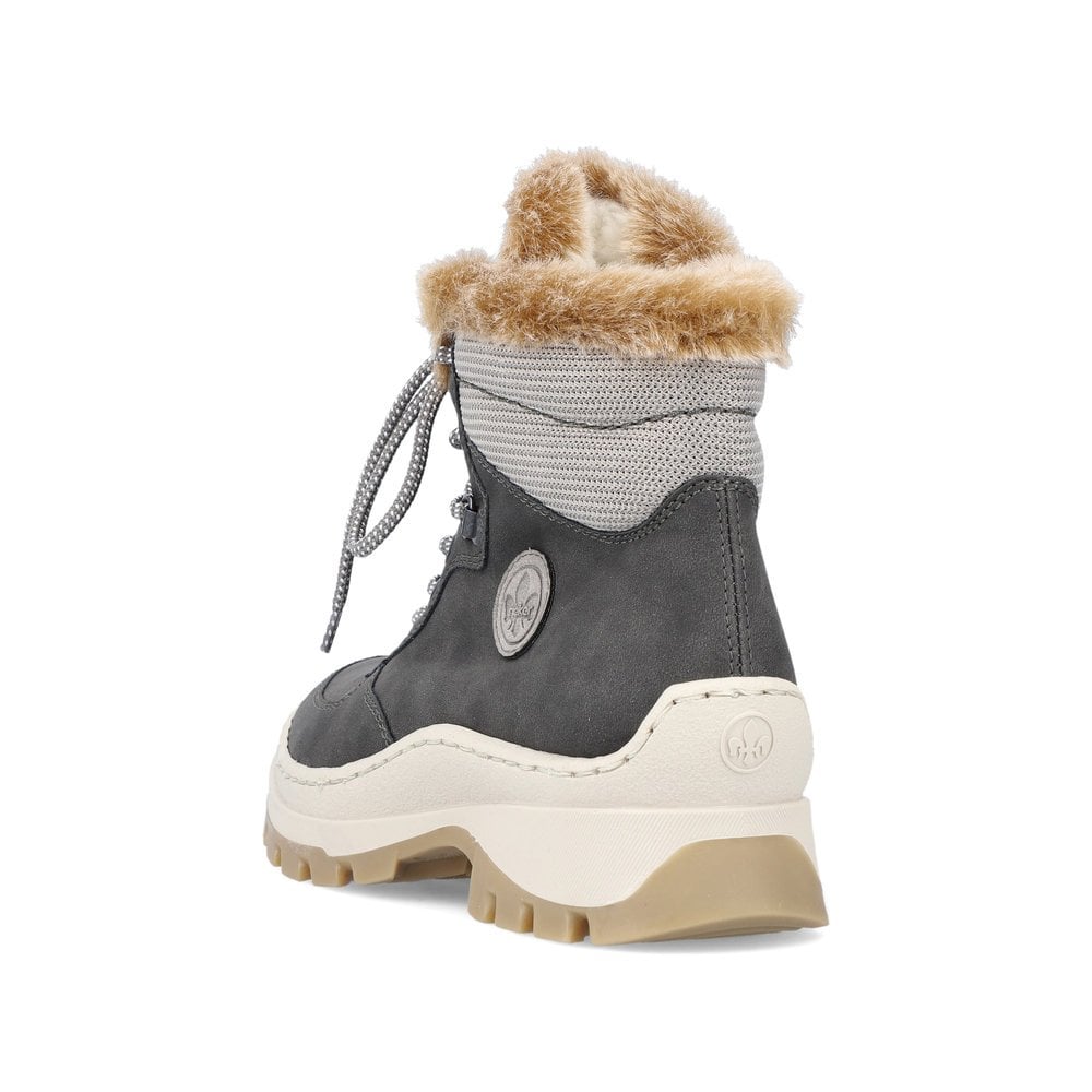 Women's Rieker X9335-45 Winter Boots Grey | USA-484434