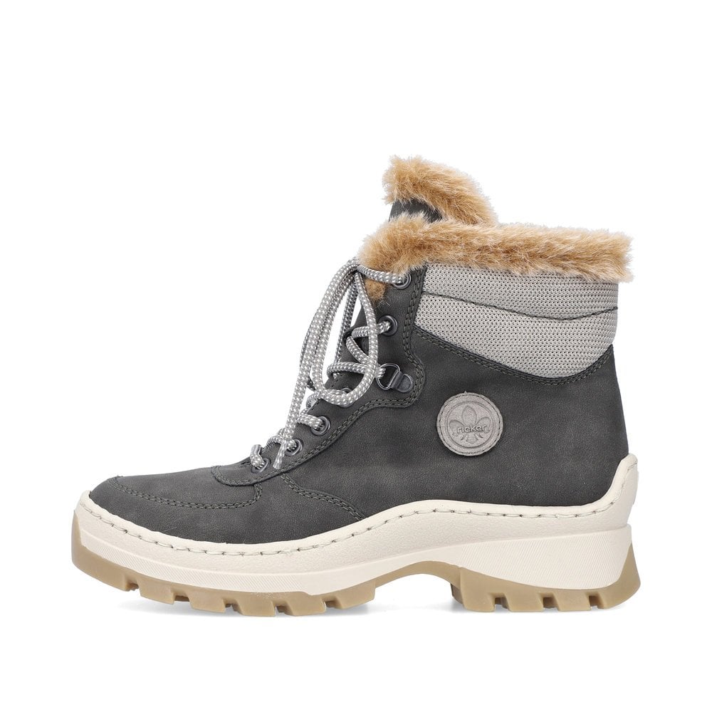 Women's Rieker X9335-45 Winter Boots Grey | USA-484434