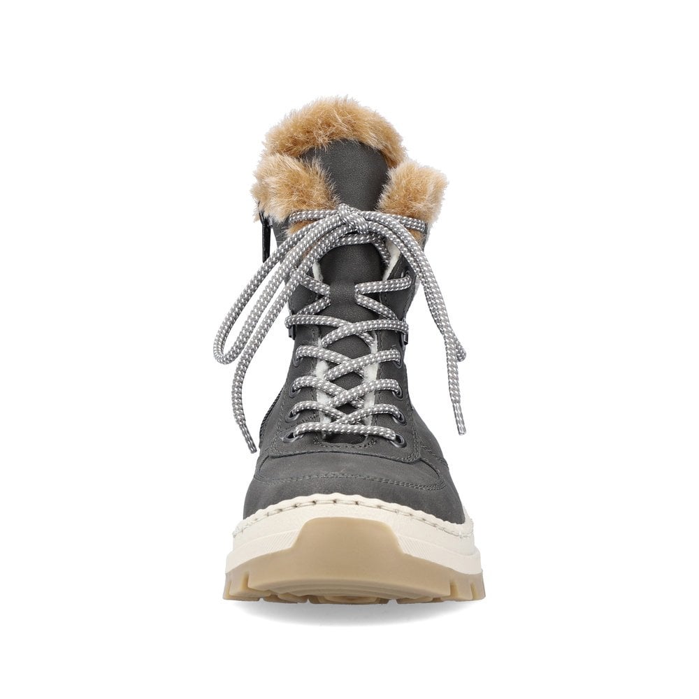 Women's Rieker X9335-45 Winter Boots Grey | USA-484434