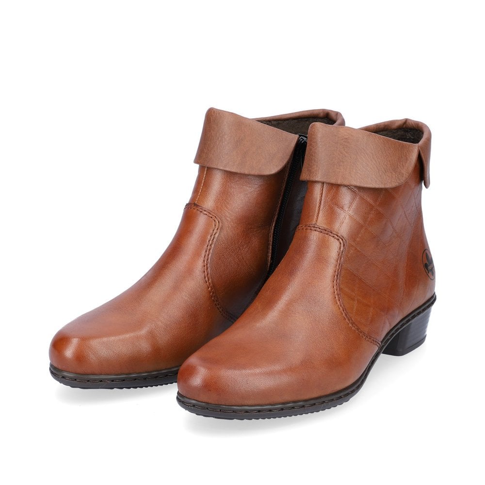 Women's Rieker Y07D0-25 Ankle Boots Brown | USA-525214