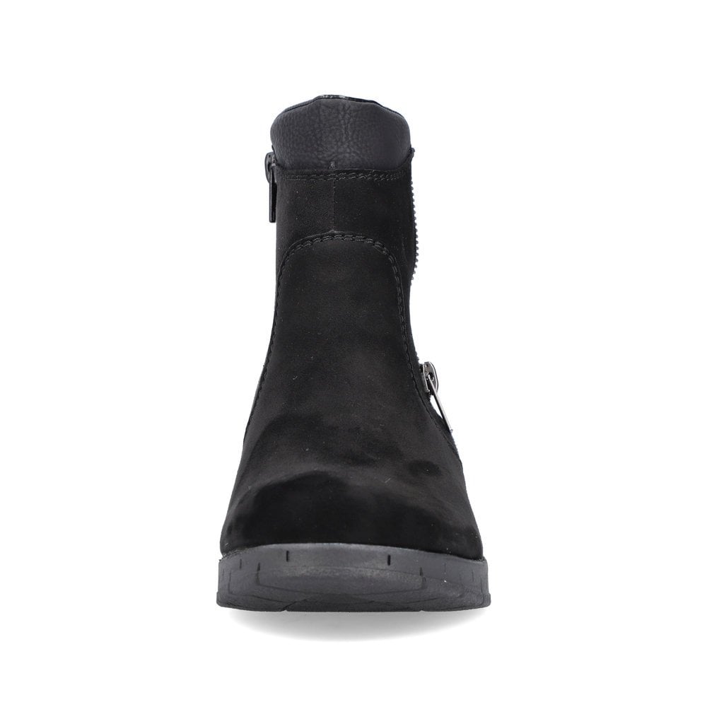 Women's Rieker Y1360-00 Ankle Boots Black | USA-095446