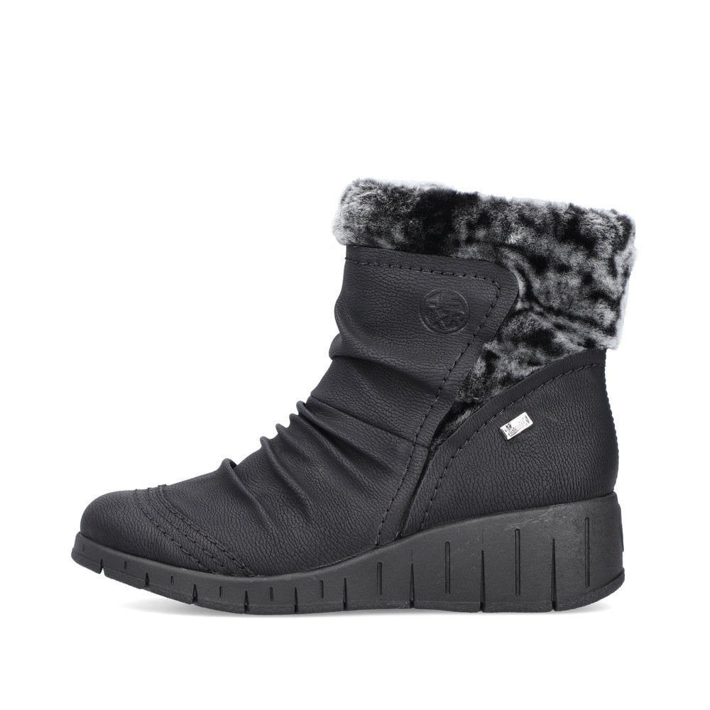 Women's Rieker Y1361-00 Winter Boots Black | USA-559853