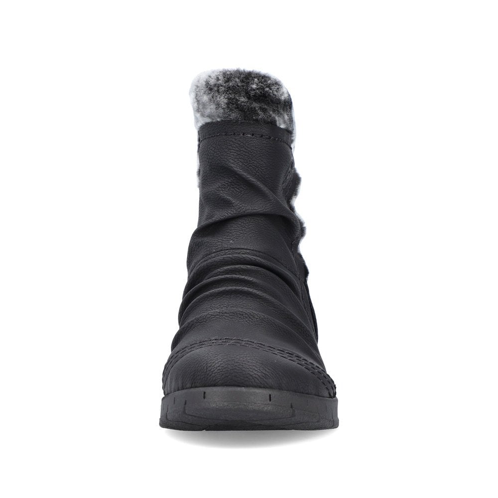 Women's Rieker Y1361-00 Winter Boots Black | USA-559853