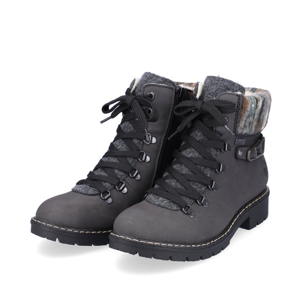 Women's Rieker Y9131-45 Ankle Boots Grey | USA-360826