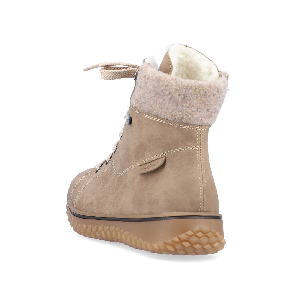 Women's Rieker Z4246-65 Winter Boots Beige | USA-257722