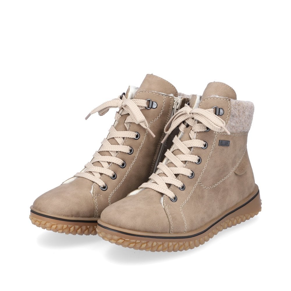 Women's Rieker Z4246-65 Winter Boots Beige | USA-257722