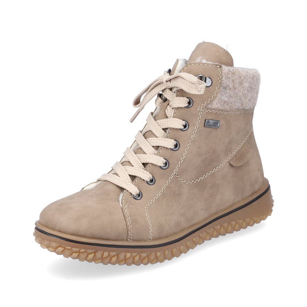 Women\'s Rieker Z4246-65 Winter Boots Beige | USA-257722