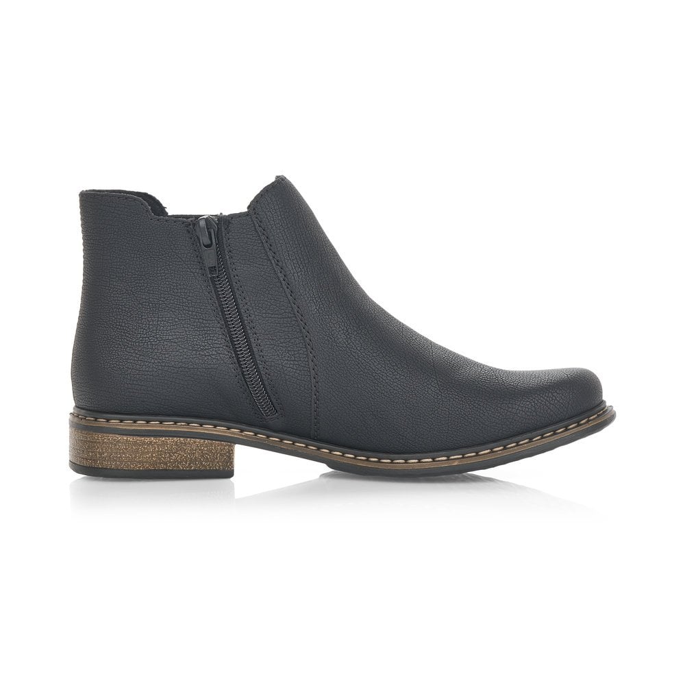 Women's Rieker Z4994-00 Chelsea Boots Black | USA-345906