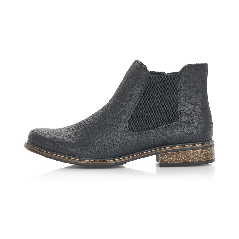 Women's Rieker Z4994-00 Chelsea Boots Black | USA-345906