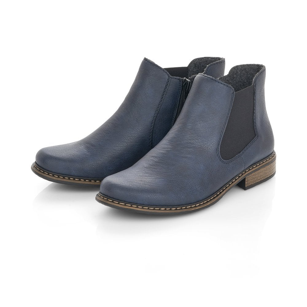 Women's Rieker Z4994-14 Chelsea Boots Blue | USA-248122