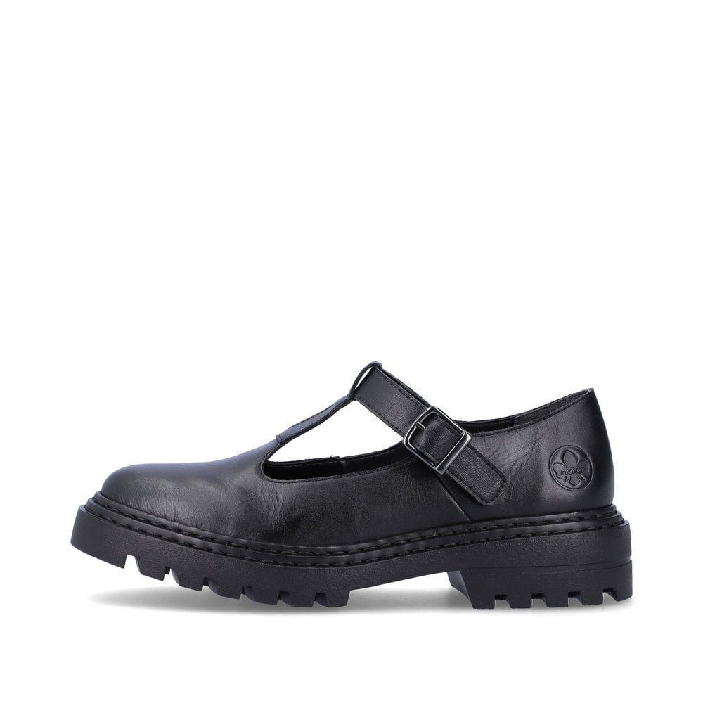 Women's Rieker Z9664-00 Slip On Shoes Black | USA-568243