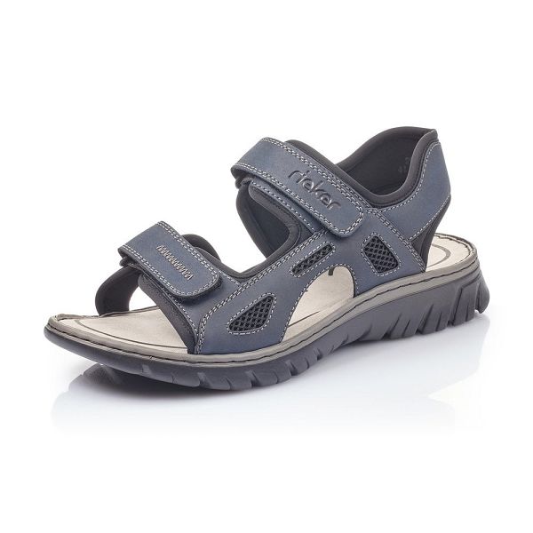 Men's Rieker 26761-14 Walking Sandals Blue | USA-484085