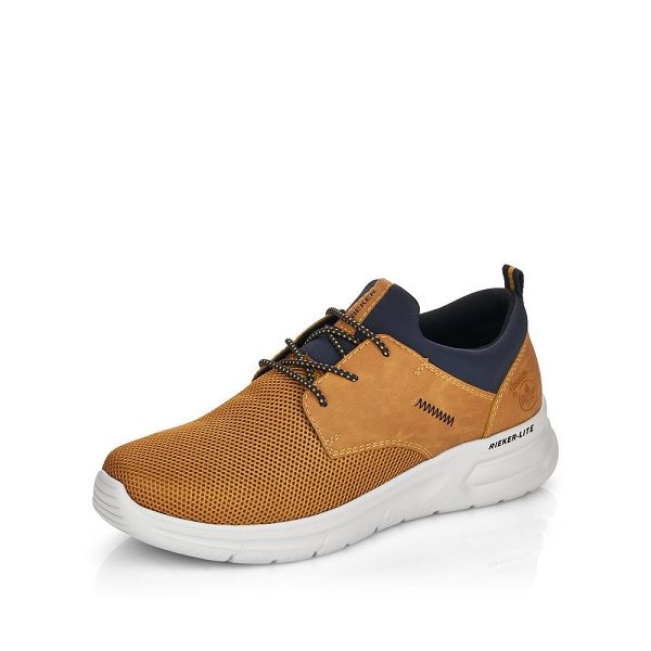 Men's Rieker B7371-68 Sneakers Yellow | USA-727184