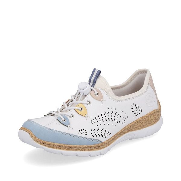 Women's Rieker N4276-80 Sneakers White | USA-964191