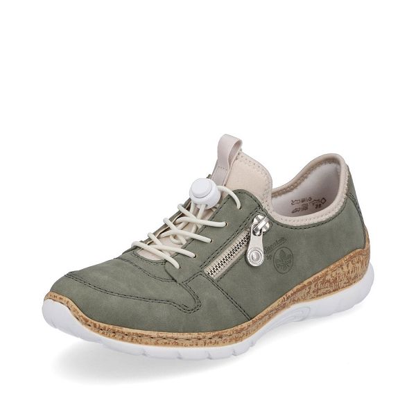 Women's Rieker N42G0-52 Sneakers Green | USA-136229