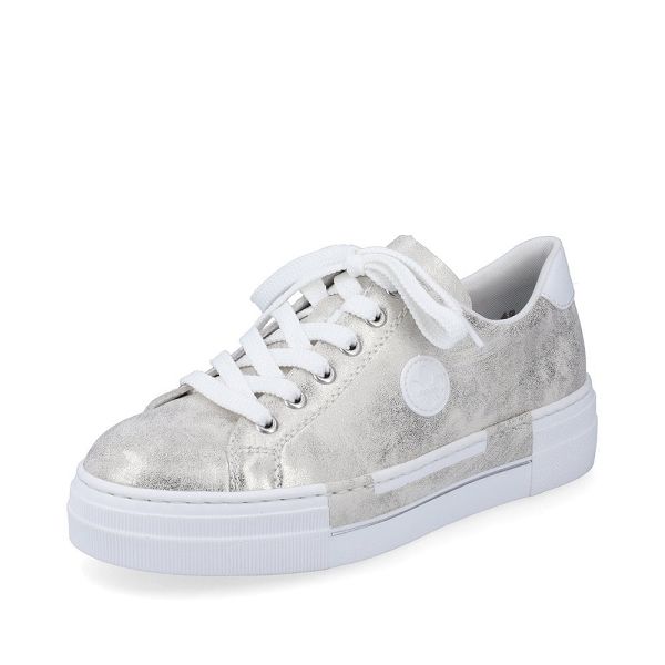 Women's Rieker N49W1-90 Sneakers Metal | USA-295167