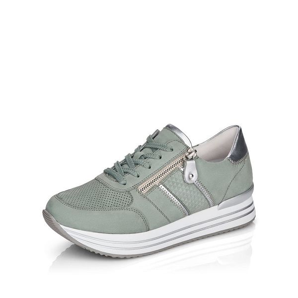 Women's Rieker Remonte D1310-52 Sneakers Green | USA-867875