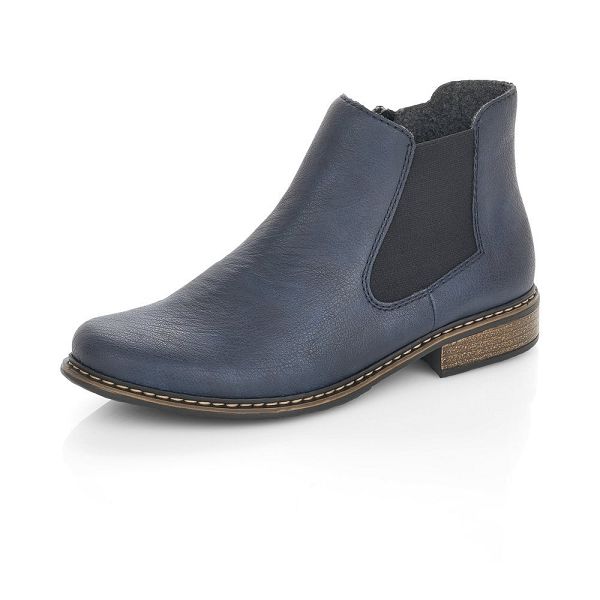 Women's Rieker Z4994-14 Chelsea Boots Blue | USA-248122